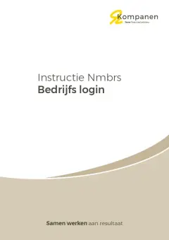 Bedrijfs inlog
